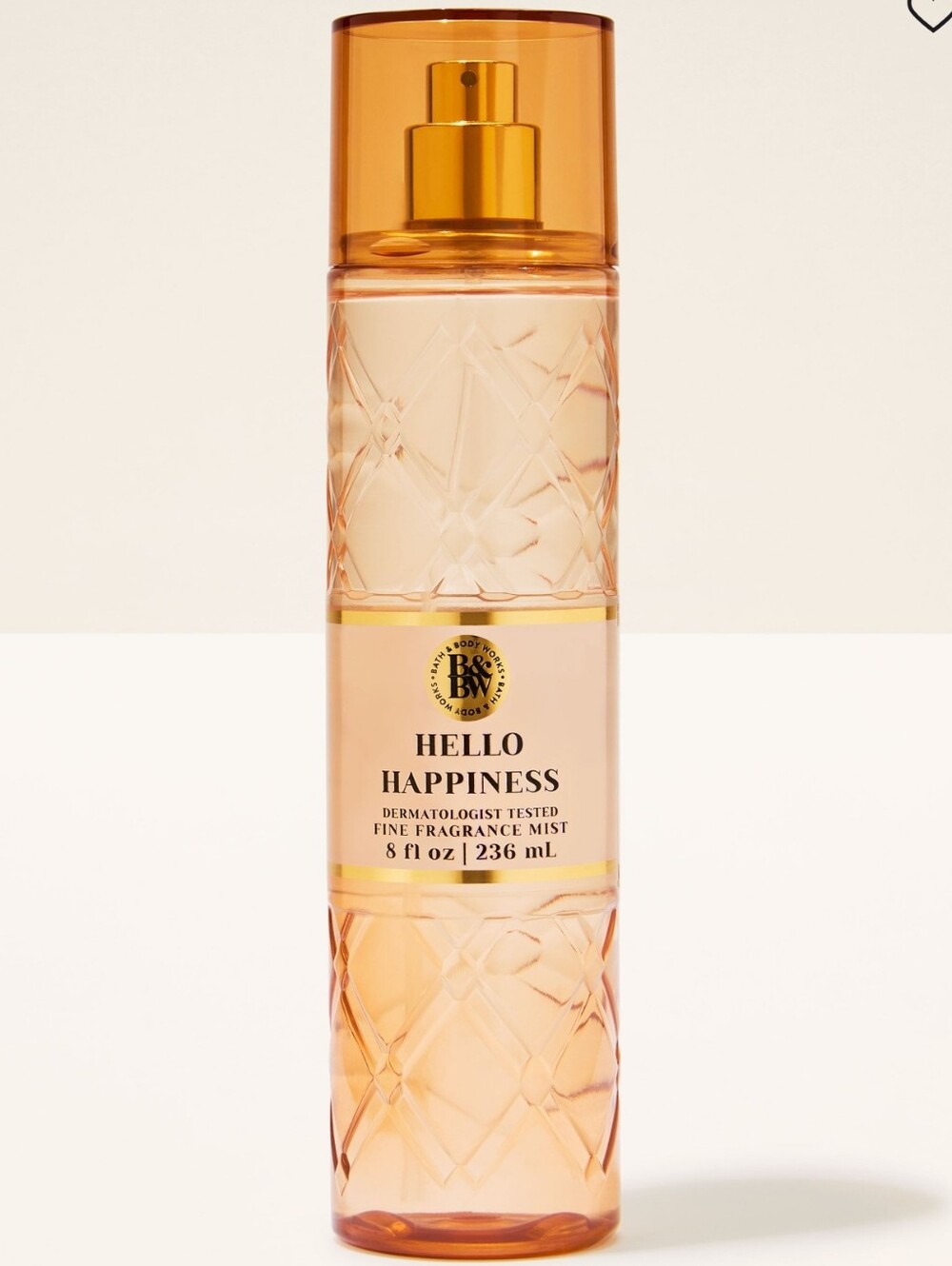 Bath & Body Works Hello Happiness Fine Fragrance Mist 8oz NEW Rare